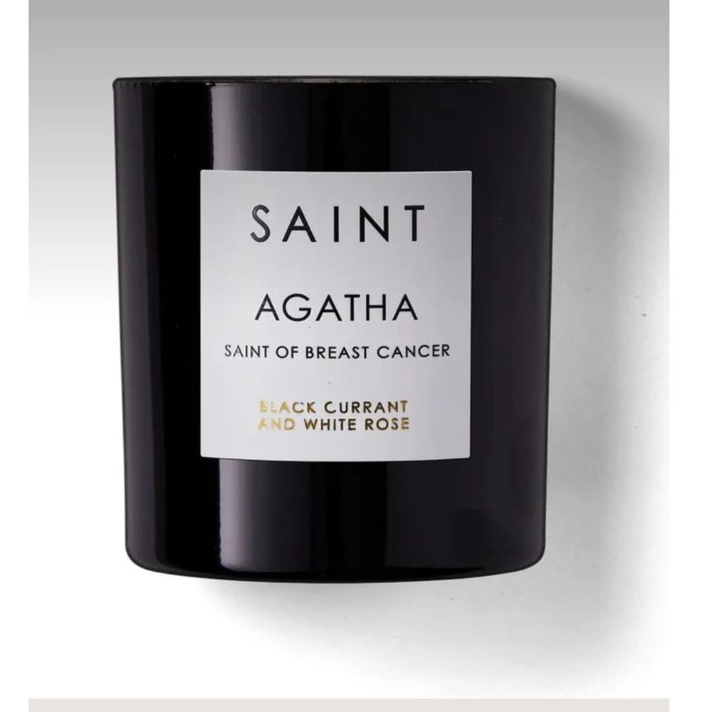 Saint Candles Agatha - Saint of Breast Cancer New Black Currant Faith